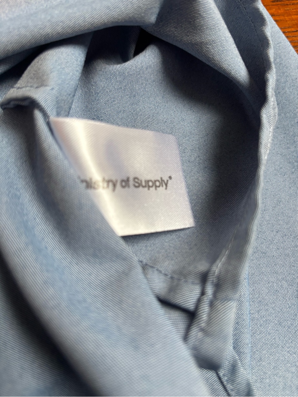 Ministry of Supply Slate Grey Long-Sleeve Dress Shirt size XXL - Picture 7 of 8